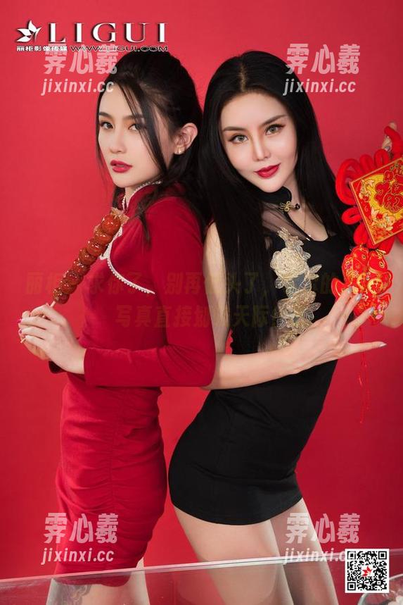 丽柜-尔尔 丽柜 - 求你了,别再低头了,尔尔的吊带写真直接划破天际!