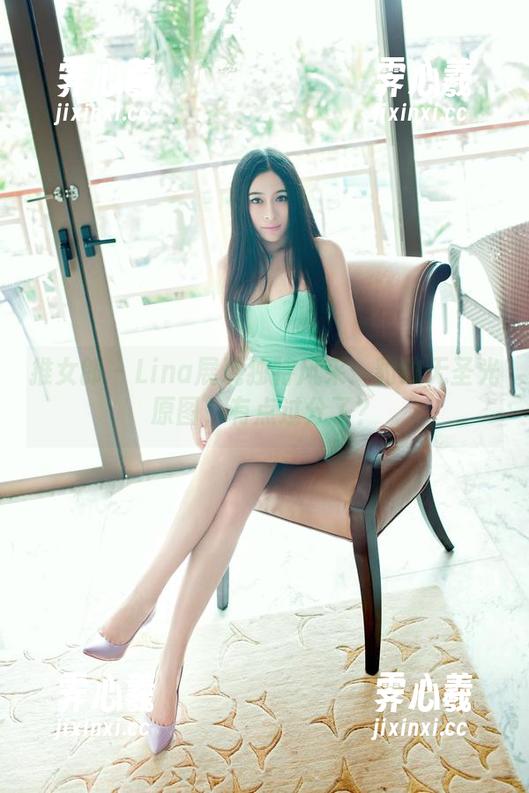 推女郎 - Lina展现独特风采：豹纹无圣光原图，有点过分了？
