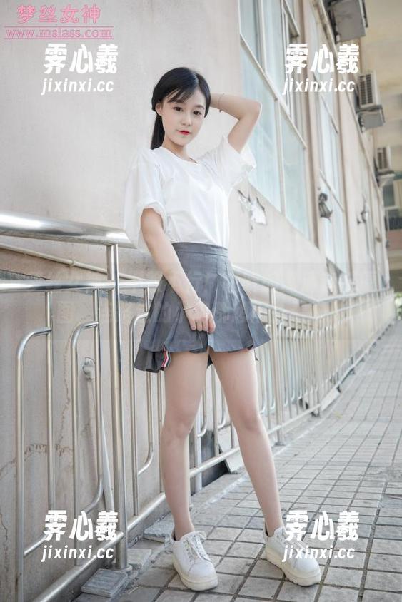 梦丝女神 - 不服不行！晓晓的高清套装原图，连路过的小狗都想回头看呦！